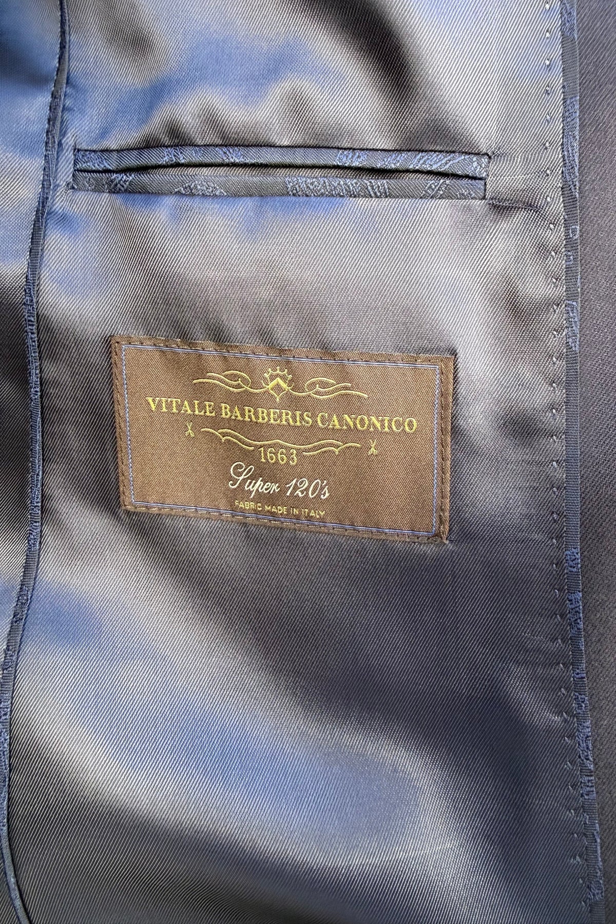Veste Vesnove en flanelle de laine vierge - Marine-VESTE BLAZER FEMME-Curling-Paris