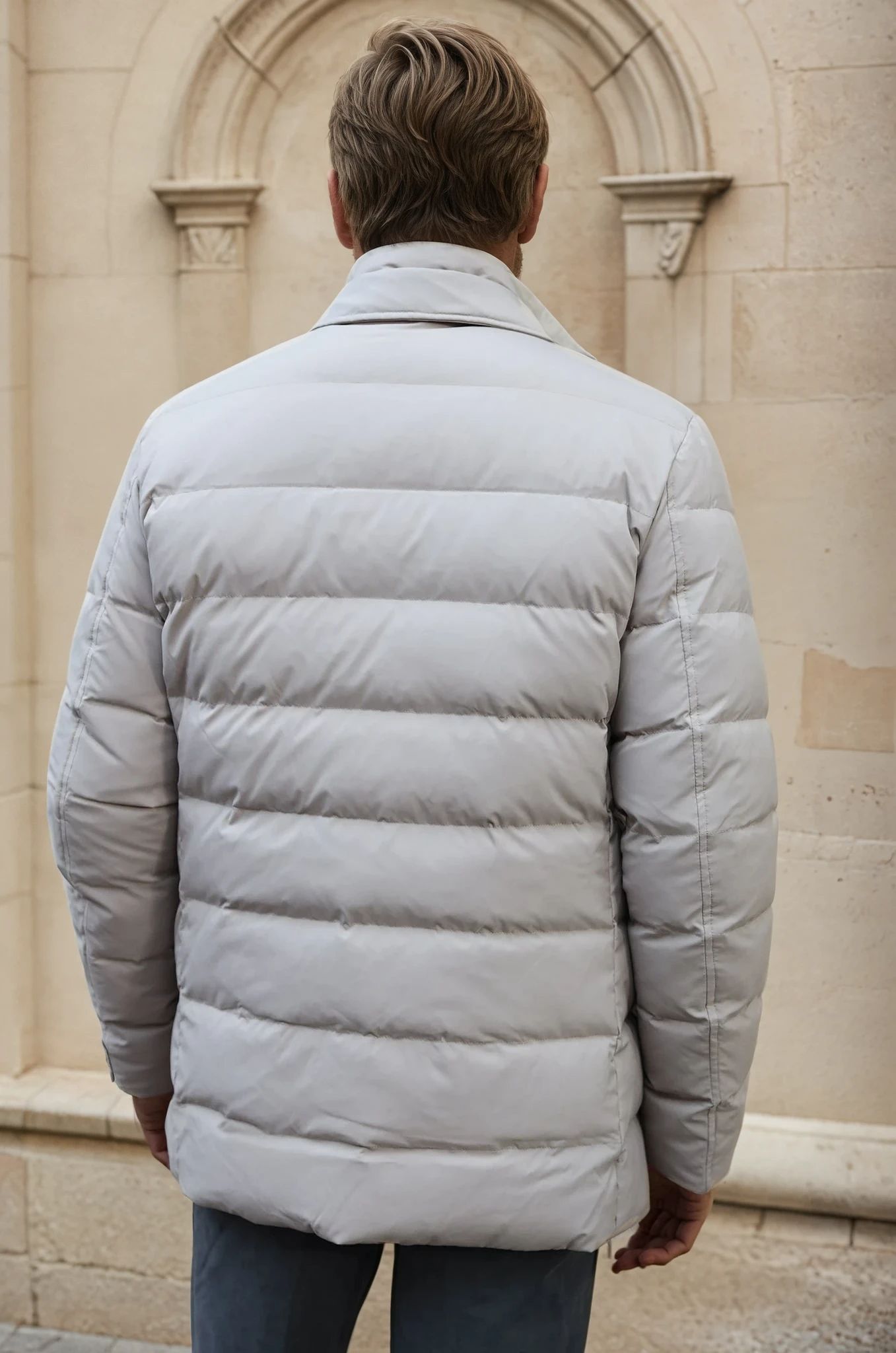 Veste parka Lorenzo - Beige-MANTEAU HOMME-Curling-Paris