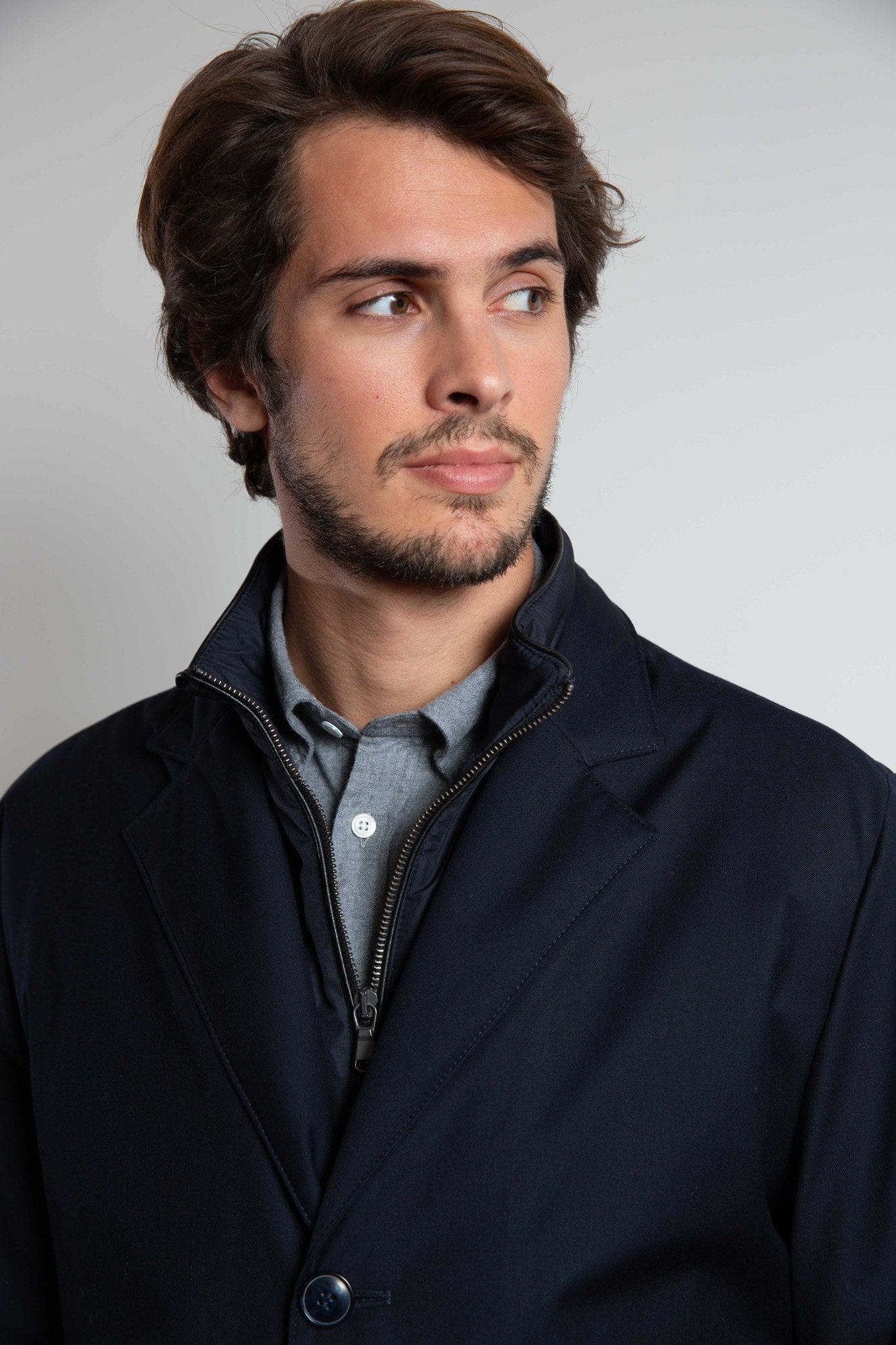 Imperméable Eliott - Marine-MANTEAU HOMME-Curling-Paris