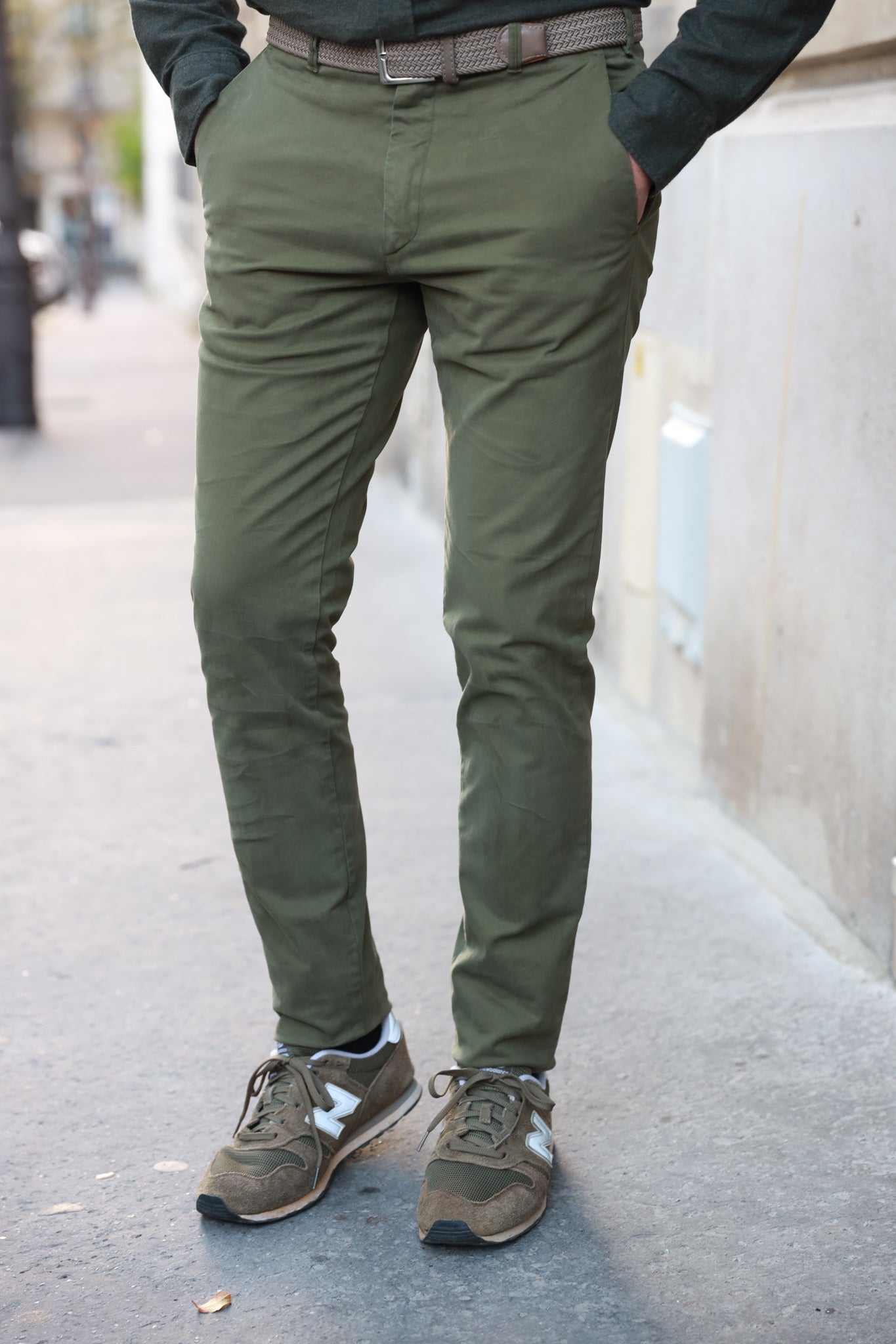 Pantalon Seanfit en coton d'hiver stretch - Kaki-PANTALON HOMME-Curling-Paris