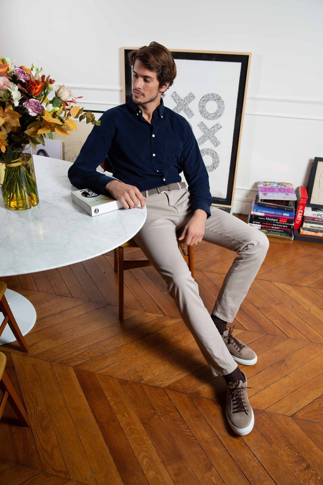 Pantalon Seanfit en coton stretch - Pierre-PANTALON HOMME-Curling-Paris