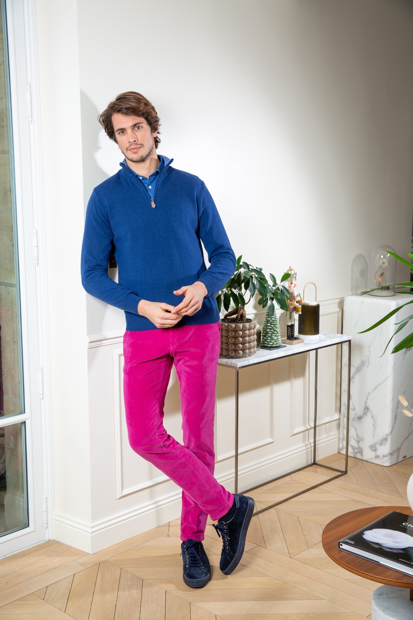 Pantalon Seanfit en velours côtelé - Groseille-PANTALON HOMME-Curling-Paris