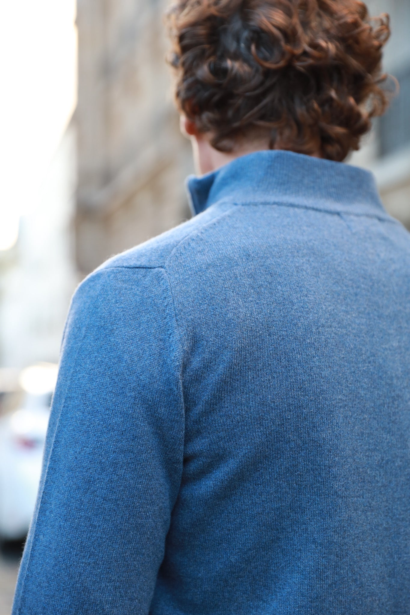 Pull Amar col zippé en cachemire - Jeans-PULL HOMME-Curling-Paris