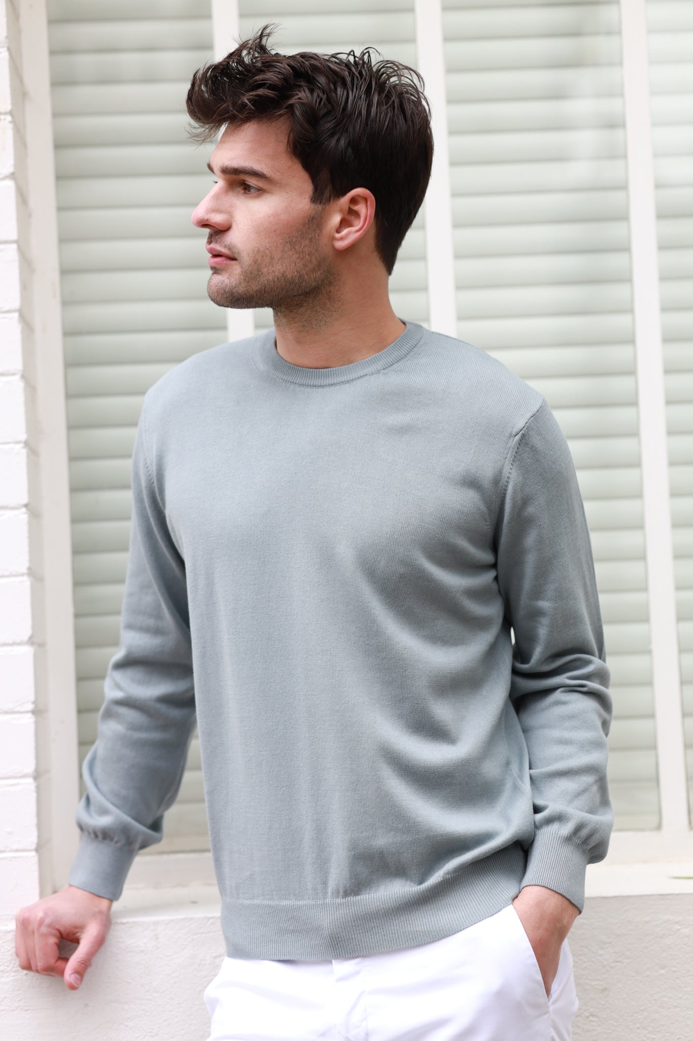 Pull coton Homme