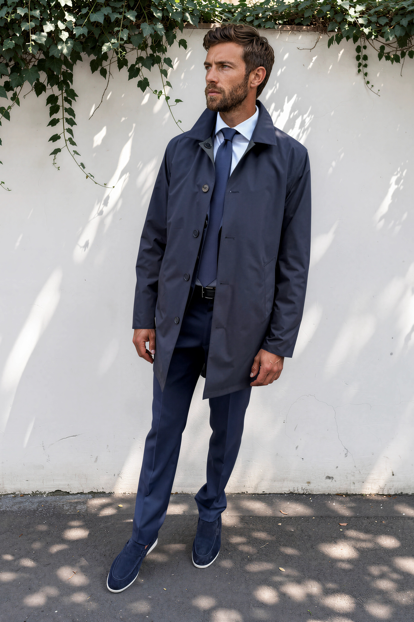 Imperméable Stanley réversible- Marine / Kaki