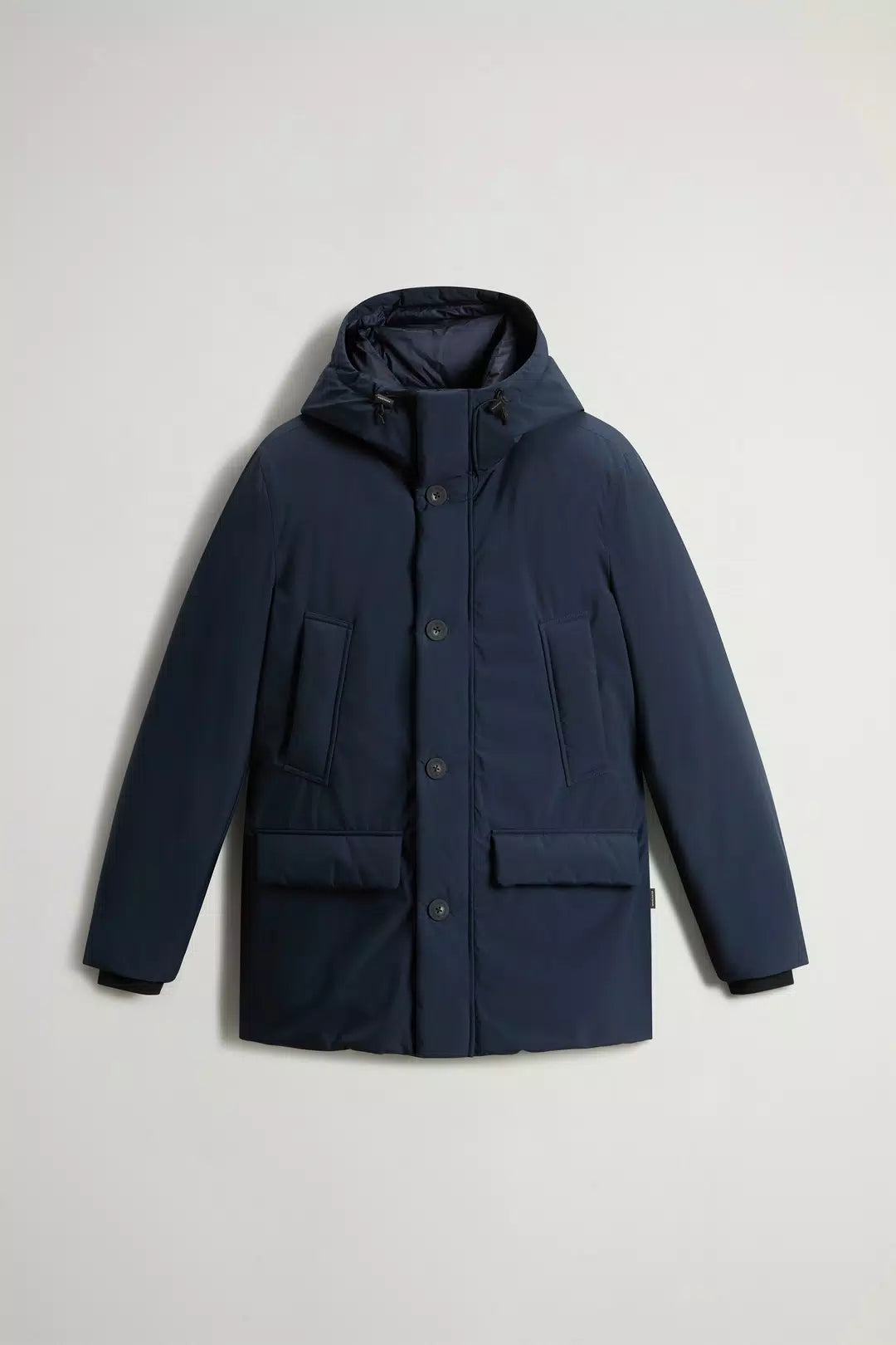 Arctic Parka Woolrich Cloud avec capuche - Melton Blue-MANTEAU HOMME-Curling-Paris