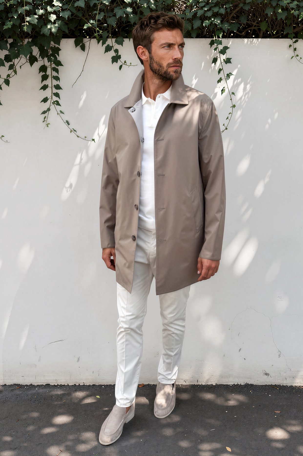 Imperméable Stanley réversible - Taupe - Beige