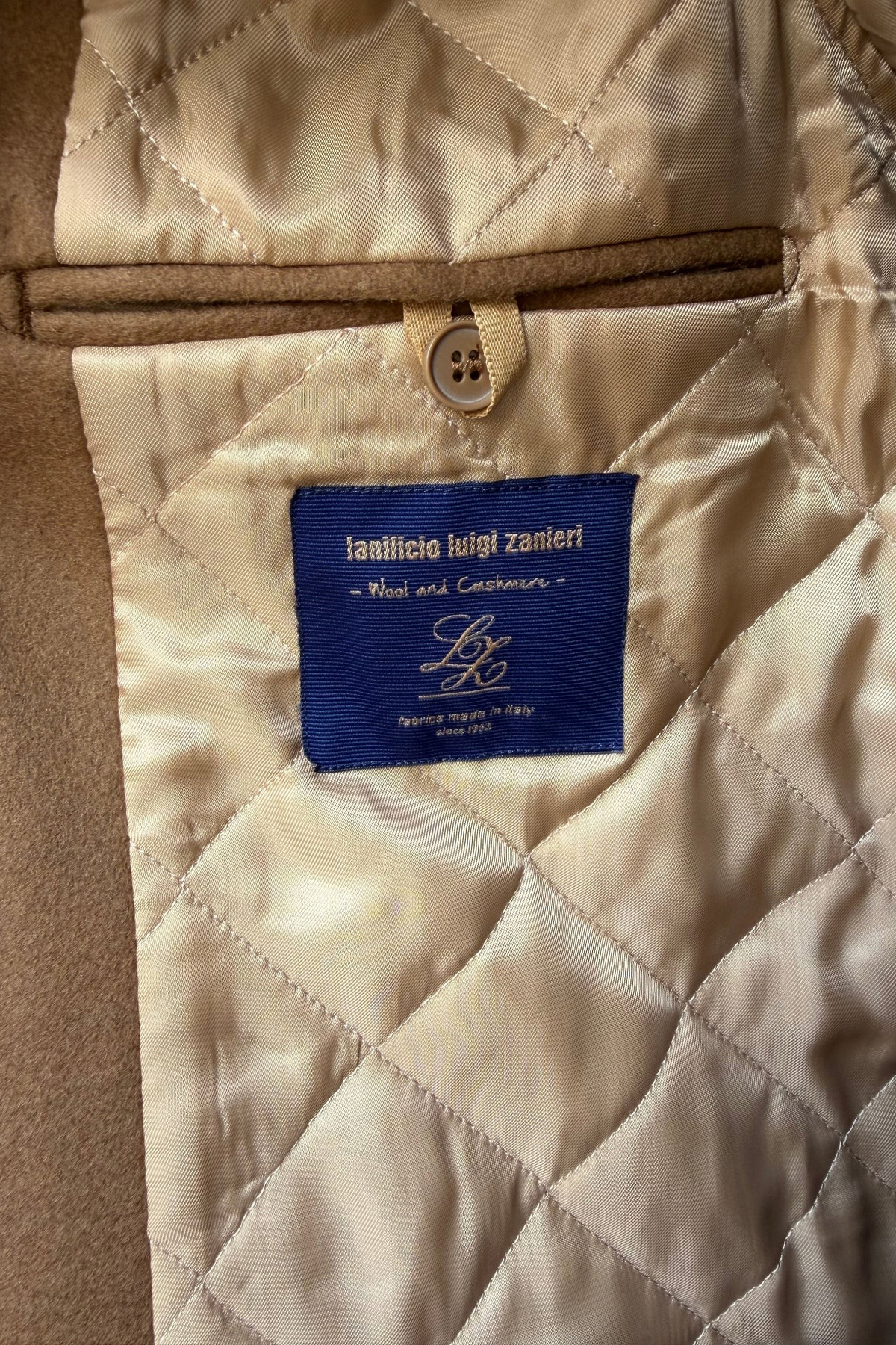 Blouson Noé en laine et cachemire – Camel-BLOUSON-Curling-Paris