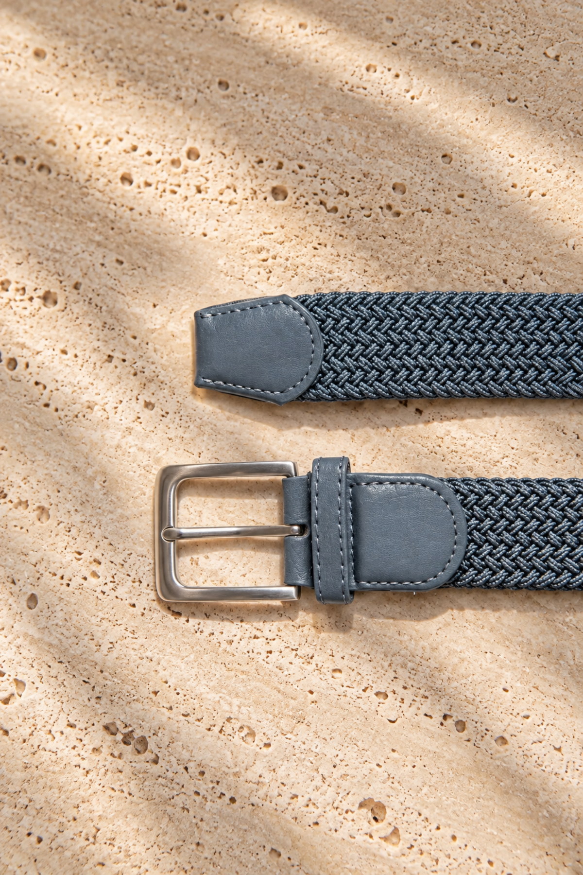 Ceinture tressée celestyn - Gris-CEINTURES HOMME-Curling-Paris
