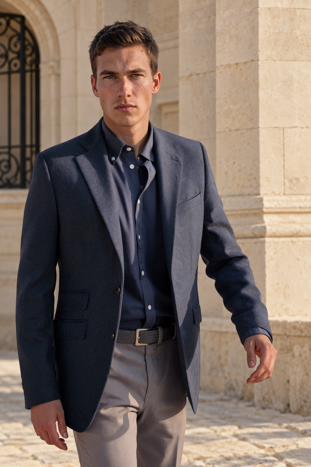 Chemise Clovis en flanelle de coton - Jeans-CHEMISE HOMME-Curling-Paris