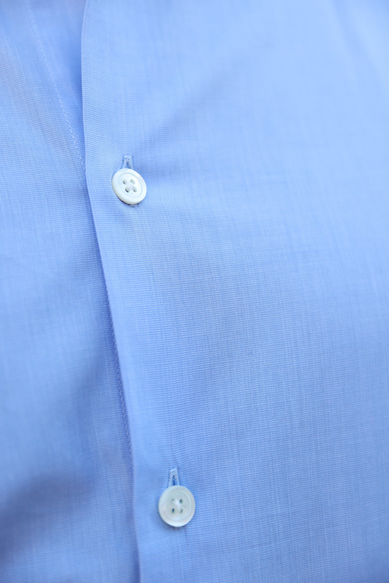 Chemise Gio en coton fil à fil - Ciel-CHEMISE HOMME-Curling-Paris
