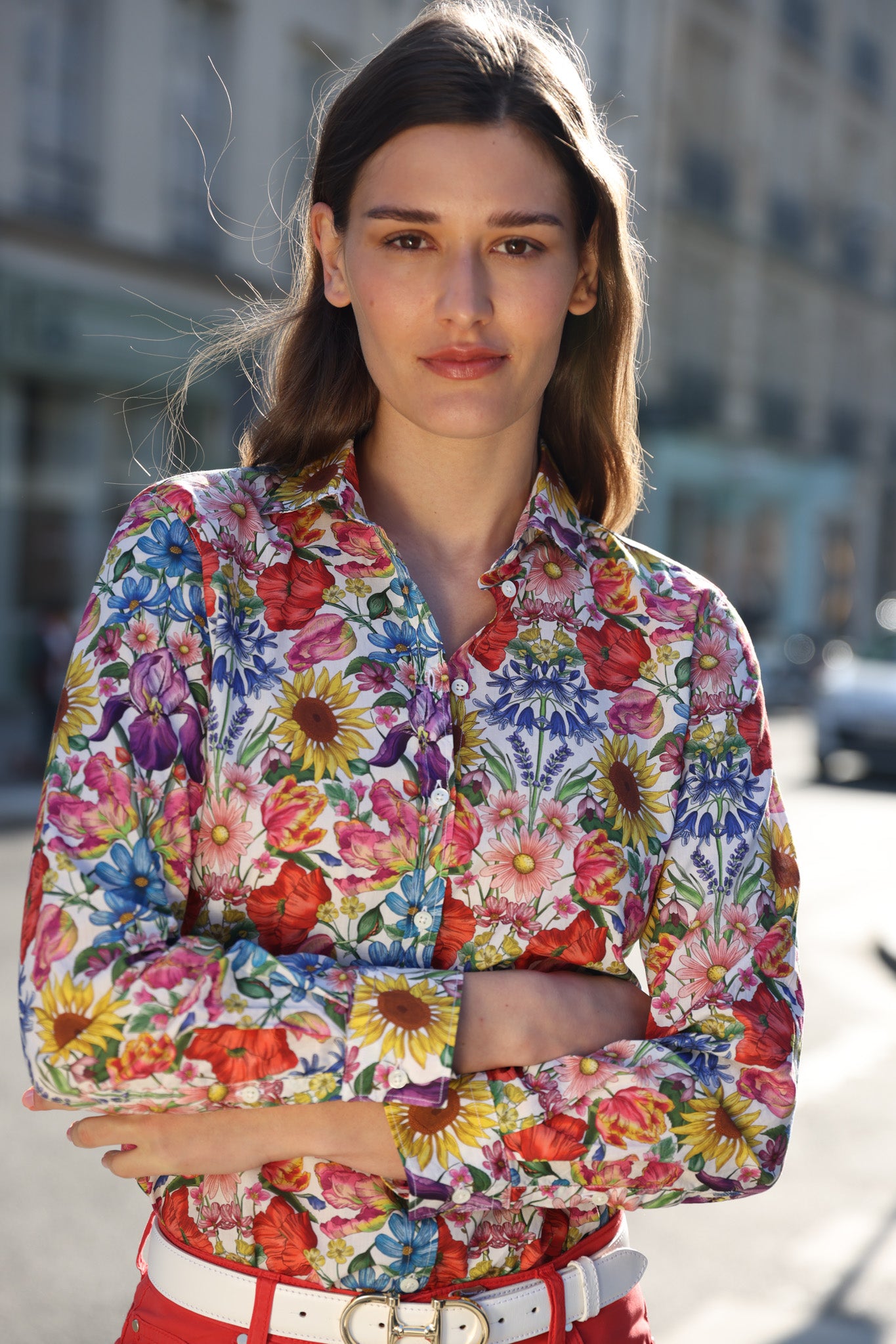 Chemisier Canelle en coton Liberty of London - Floral Muse-CHEMISIER FEMME-Curling-Paris