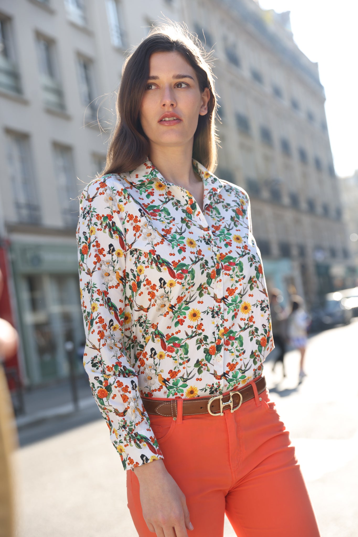 Chemisier Canelle en coton - Multi-CHEMISIER FEMME-Curling-Paris