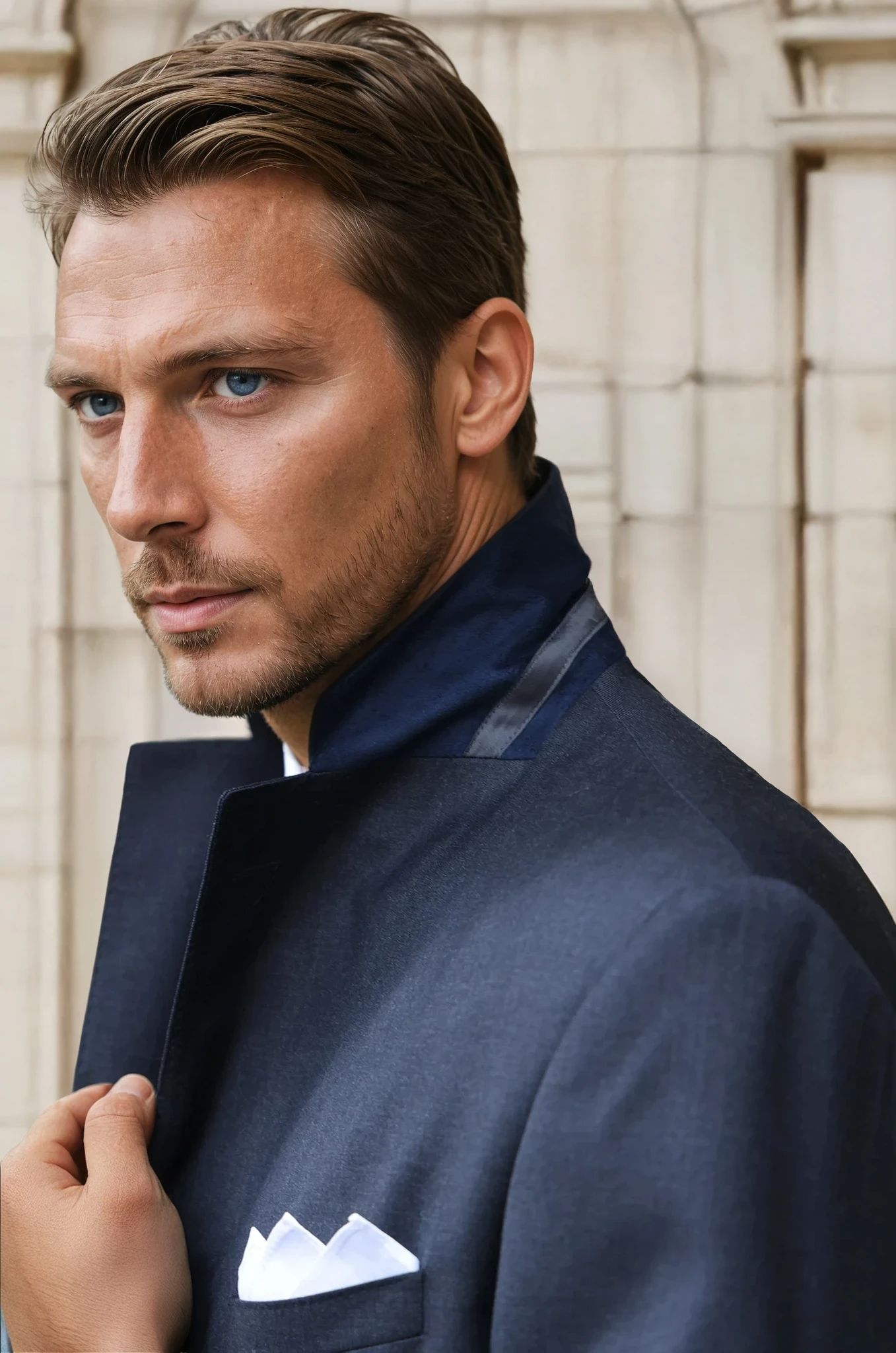 Costume Goal en laine vierge Super 110'S - Anthracite-COSTUME HOMME-Curling-Paris