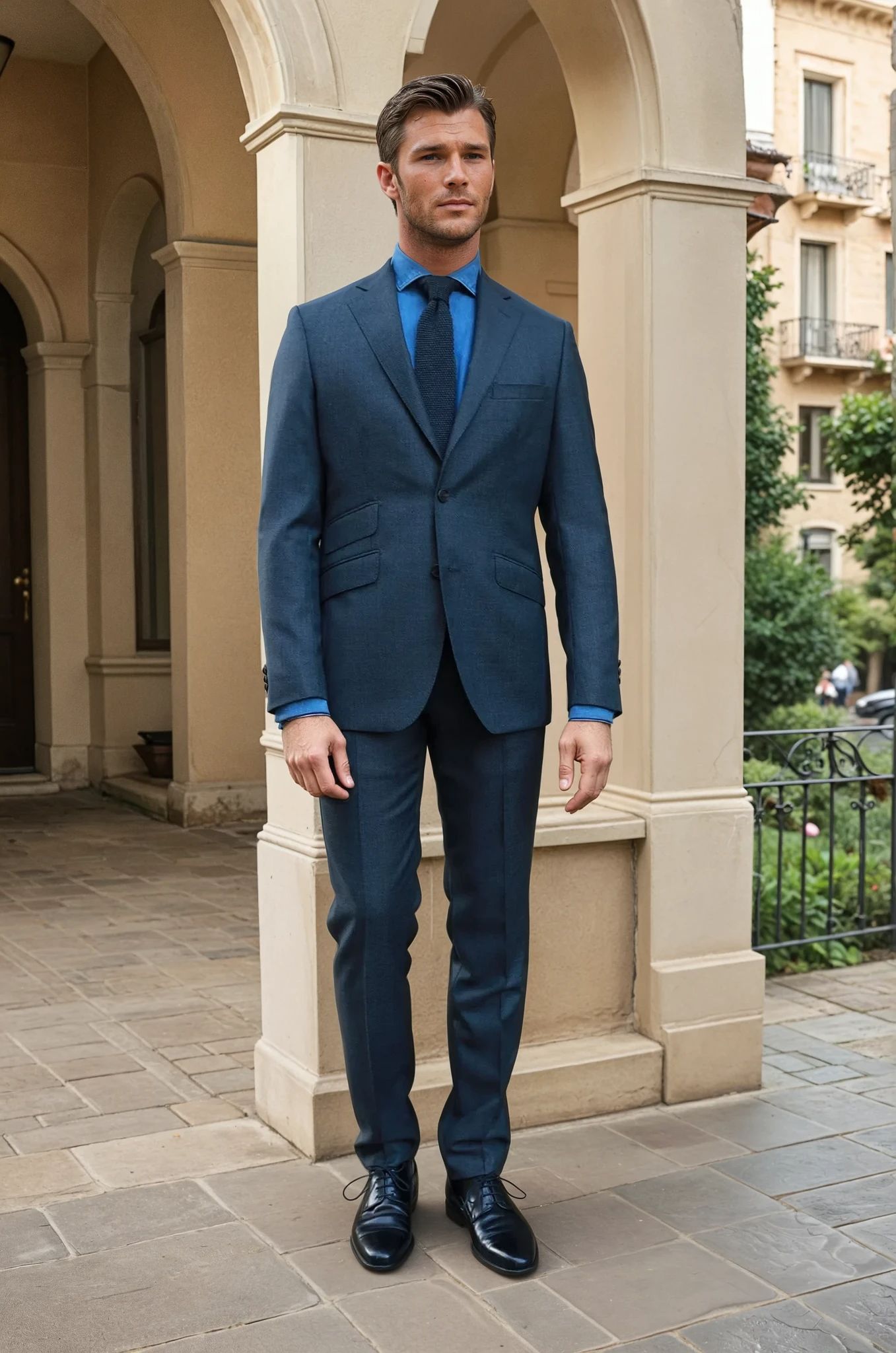 Costume Goal en laine vierge dessin oeil de perdrix - Anthracite-COSTUME HOMME-Curling-Paris