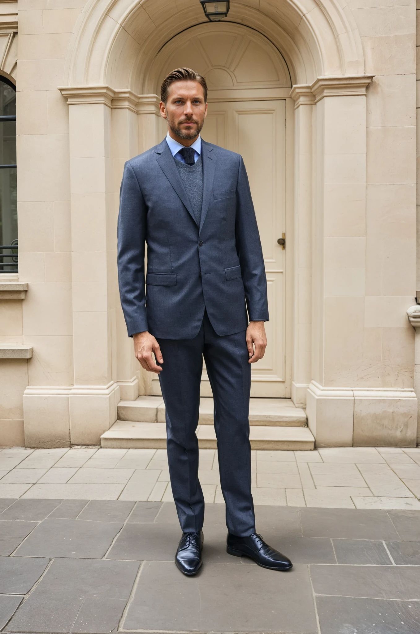 Costume Steven en laine vierge - Fil à Fil Anthracite-COSTUME HOMME-Curling-Paris