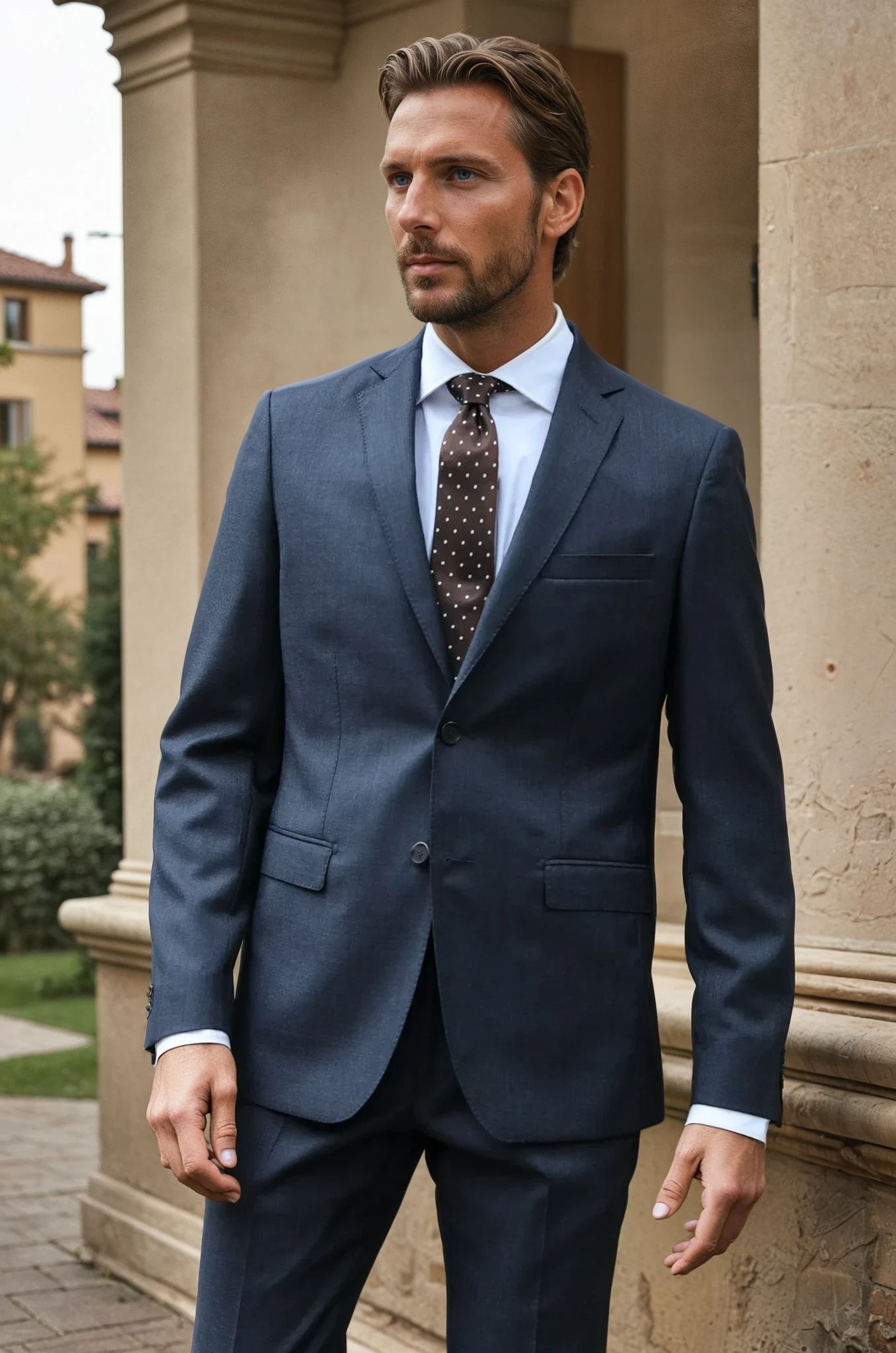 Costume Steven en laine vierge - Prince de galles anthracite-COSTUME HOMME-Curling-Paris