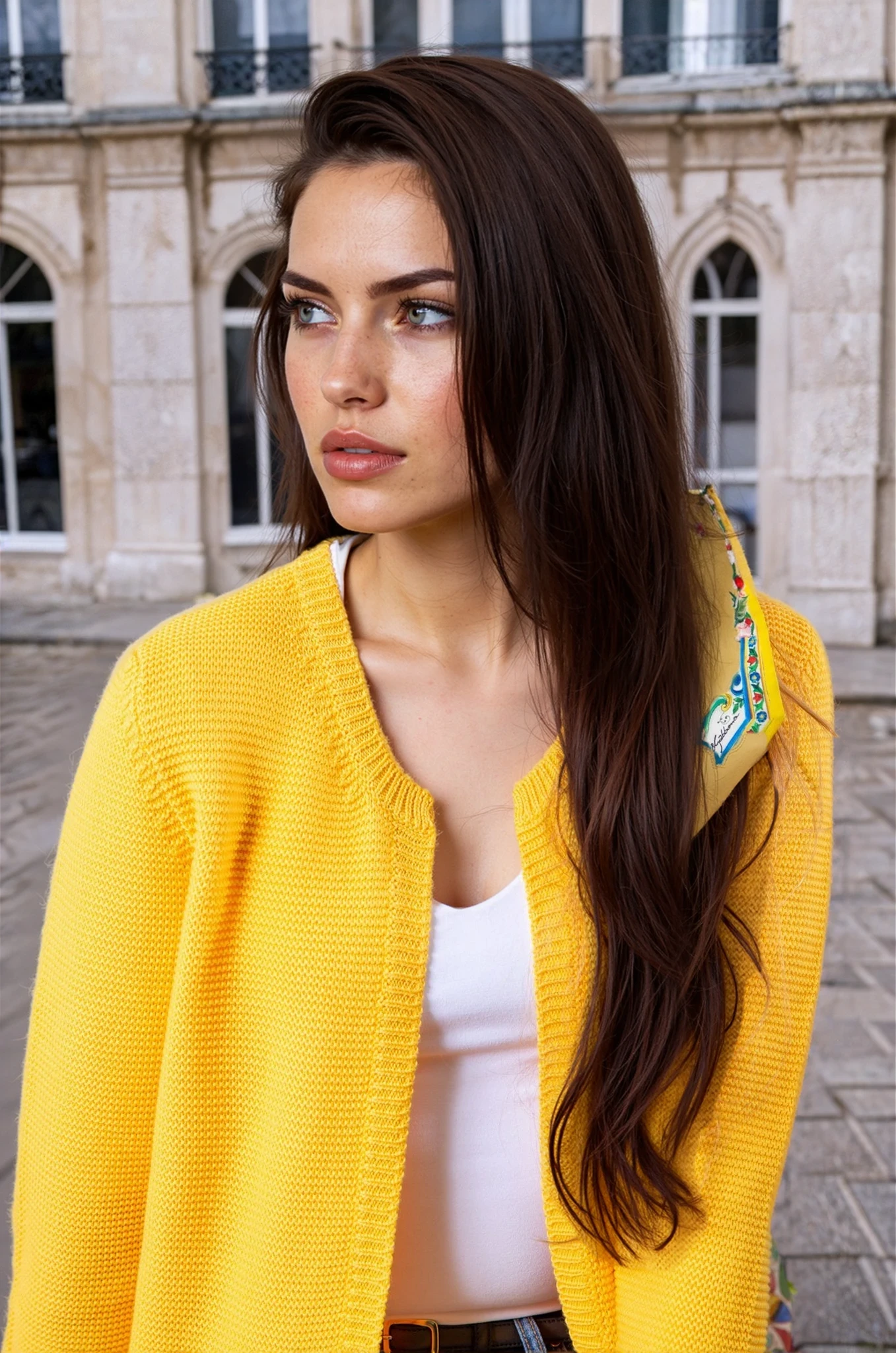 Gilet Curling long - soleil-PULL FEMME-Curling-Paris