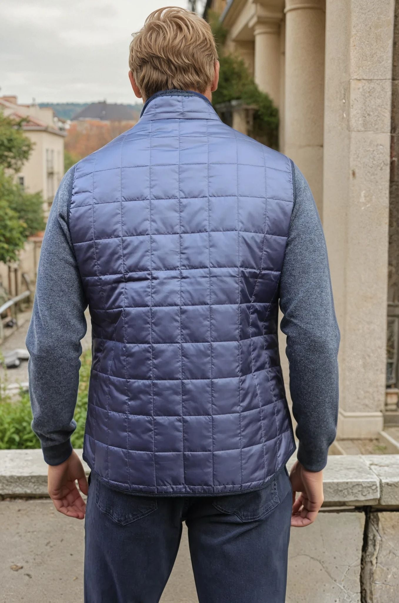 Gilet sans manches Gabin matelassé en nylon - Anthra-2H MANTEAU-Curling-Paris