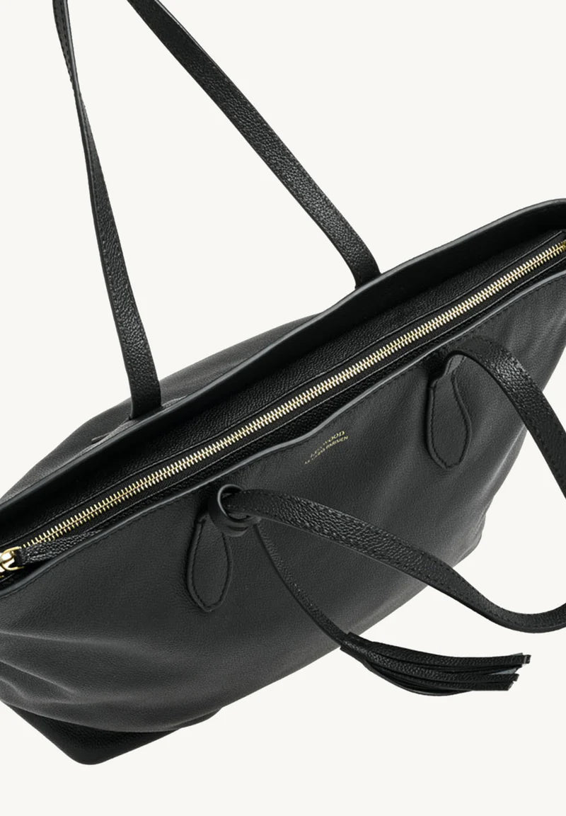 Grand sac zippé Shopper Loxwood -Noir-SAC FEMME-Curling-Paris