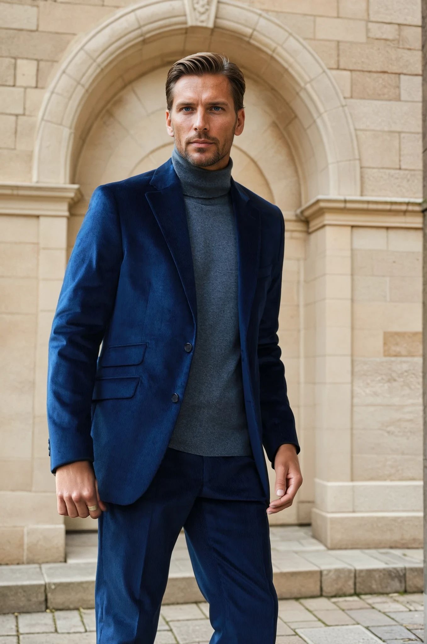 Goal corduroy jacket - Navy