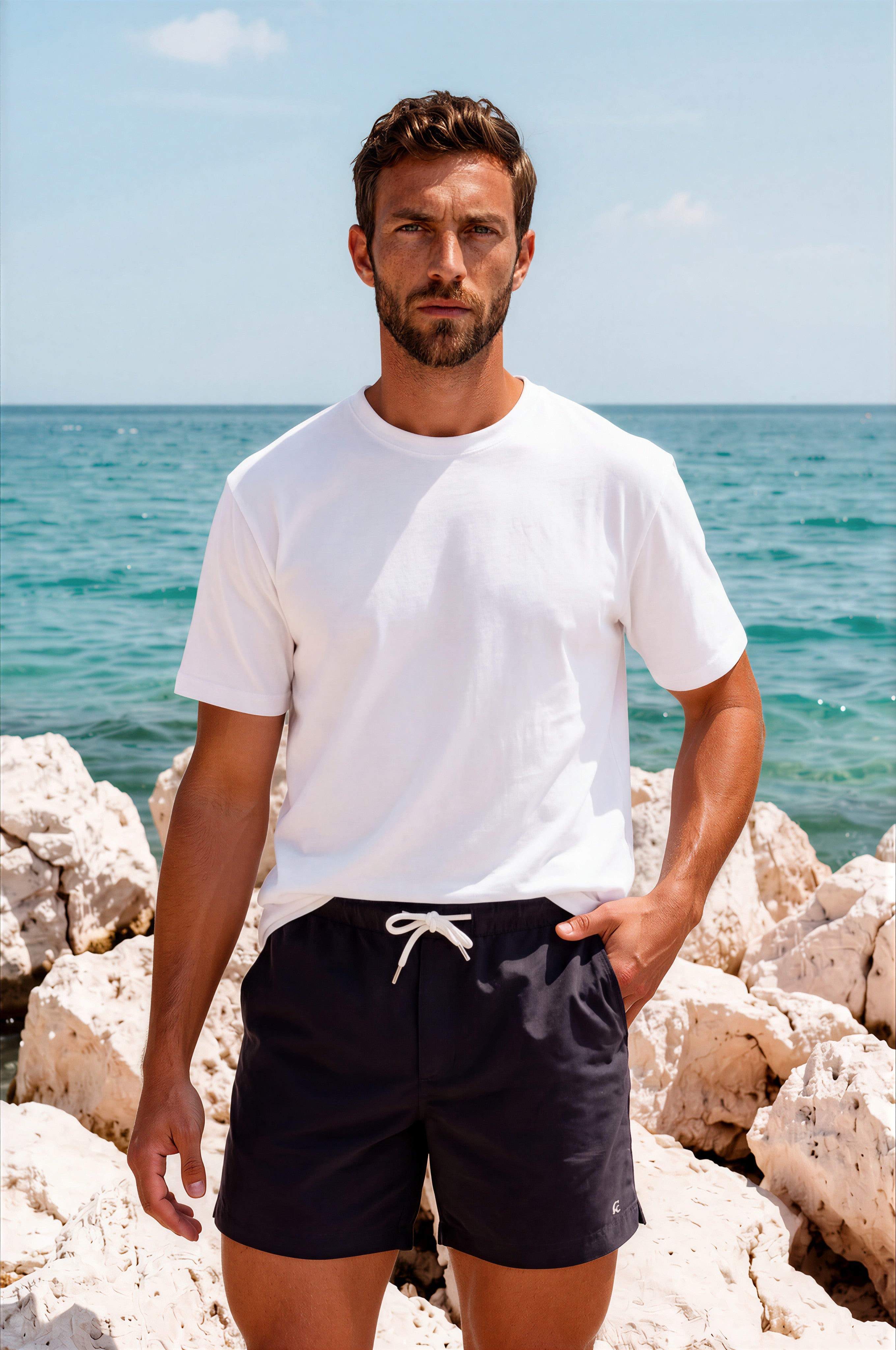 Short de bain - Anthracite