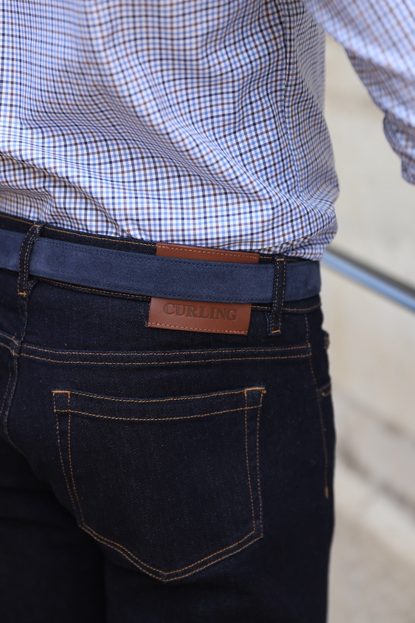 Jeans James en coton stretch - Brut-PANTALON HOMME-Curling-Paris