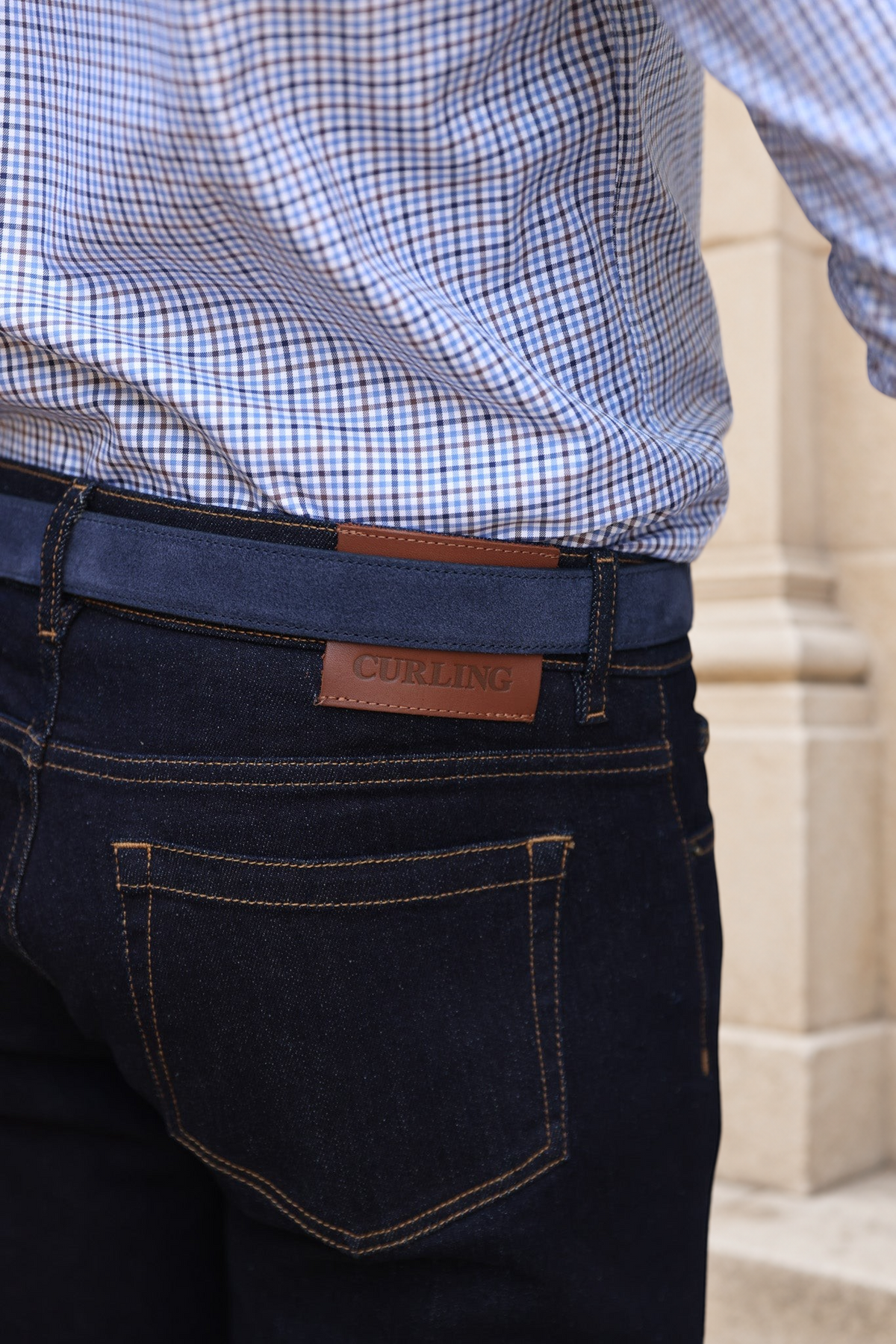 Jeans James en coton stretch - Brut-PANTALON HOMME-Curling-Paris