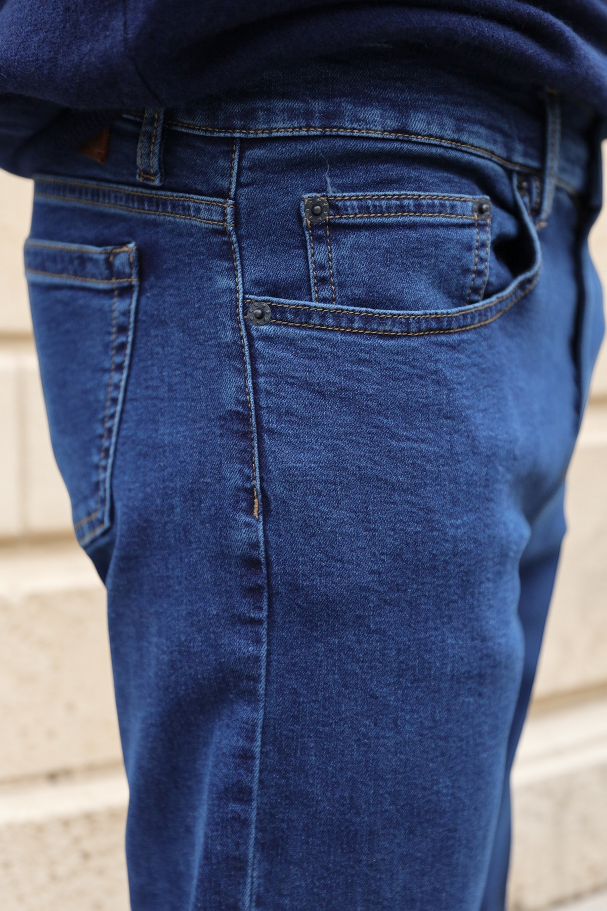 Jeans James en coton stretch - Denim-PANTALON HOMME-Curling-Paris