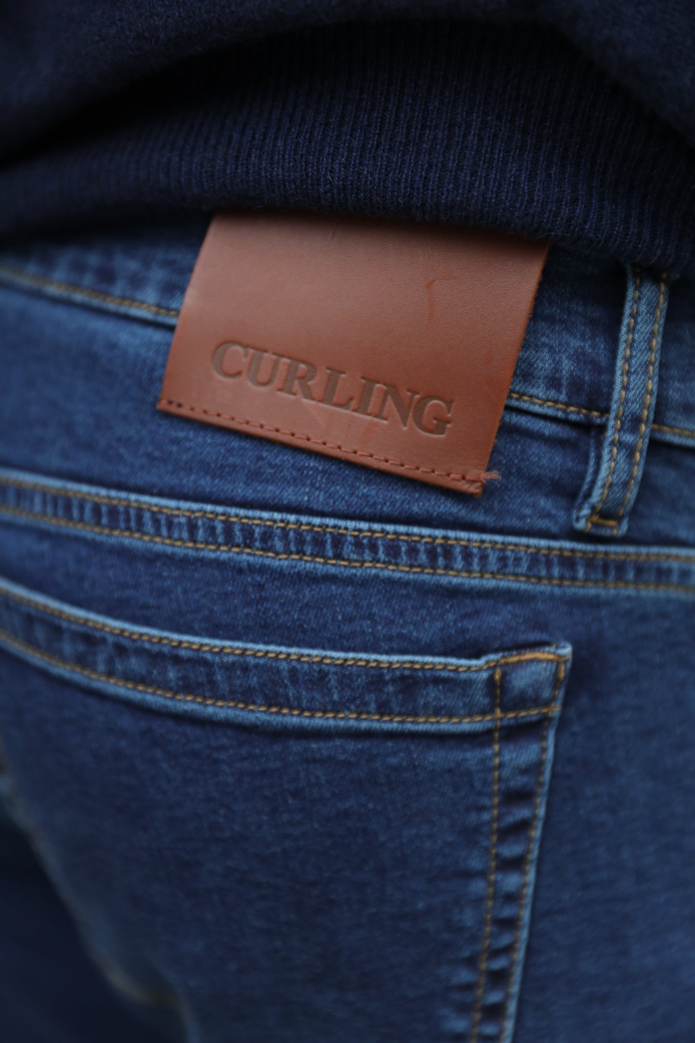 Jeans James en coton stretch - Denim-PANTALON HOMME-Curling-Paris