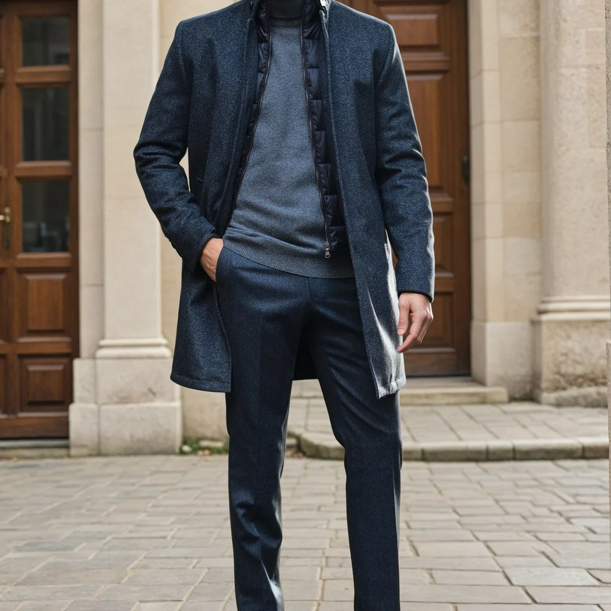 Manteau Mode Parisienne Homme Manteau Homme En Laine Cachemire