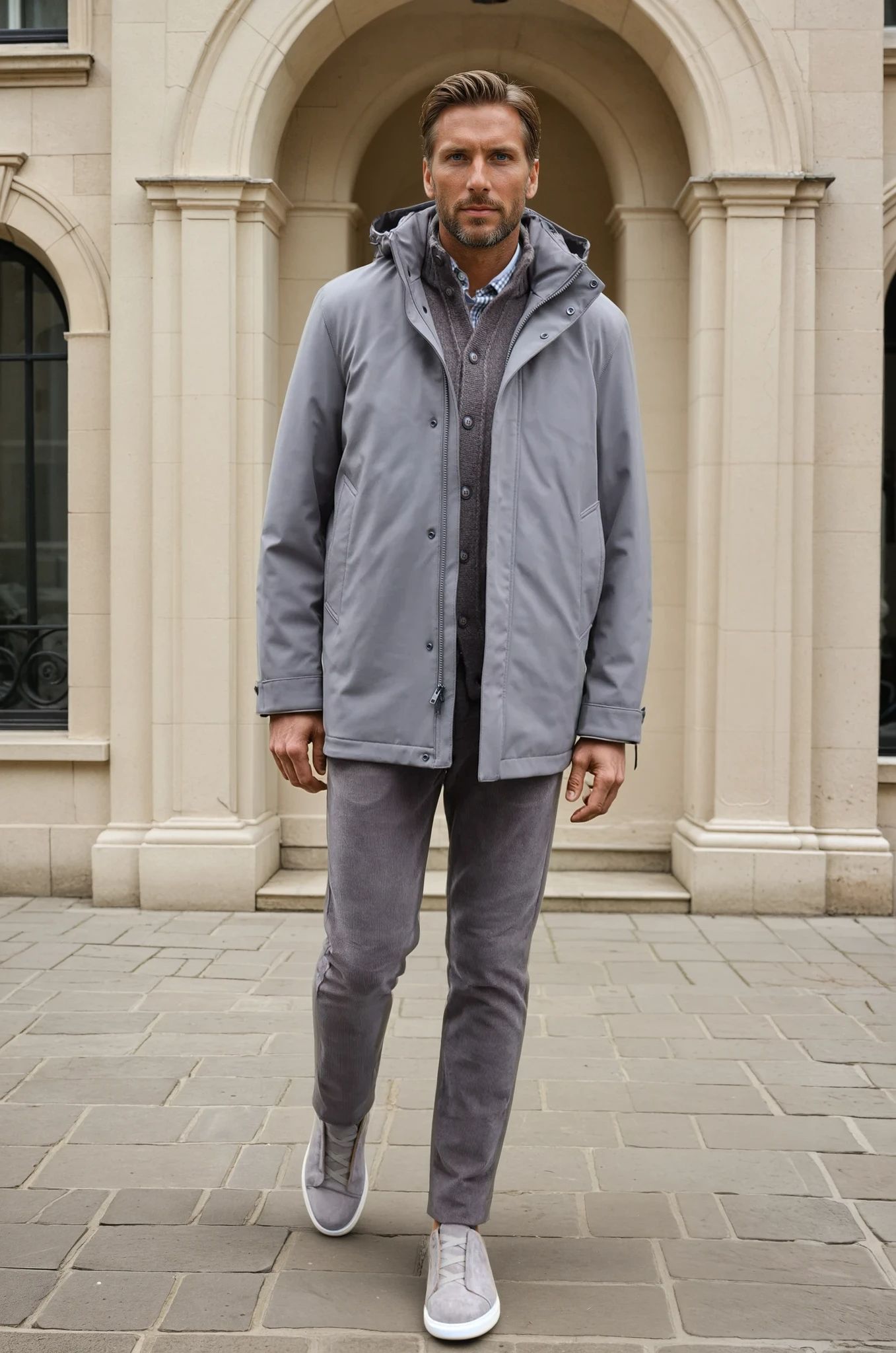 PARKA SOFT SHELL-MANTEAU-Curling-Paris