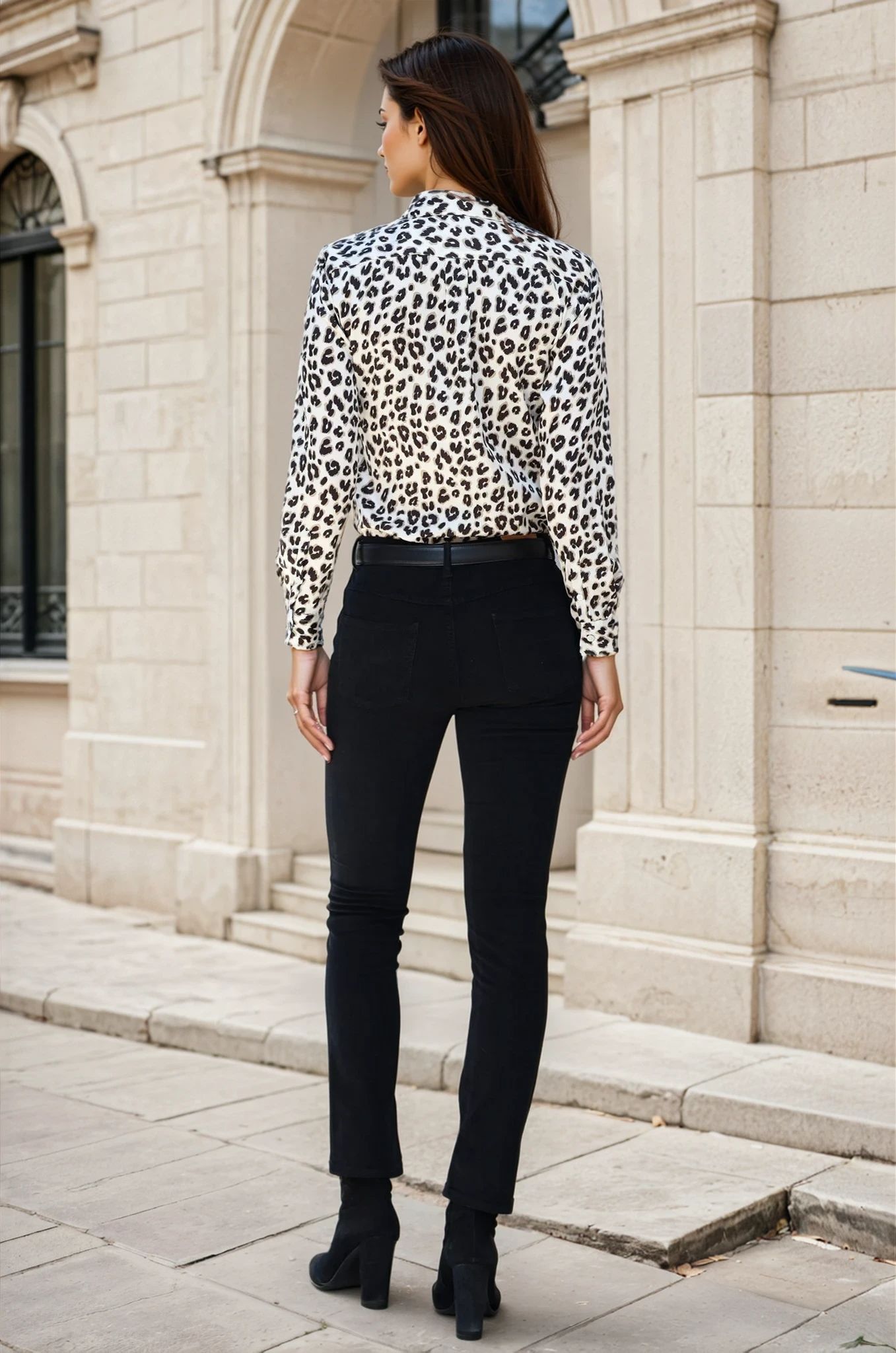 Pantalon Josh en velours milleraies stretch - Noir-PANTALON FEMME-Curling-Paris