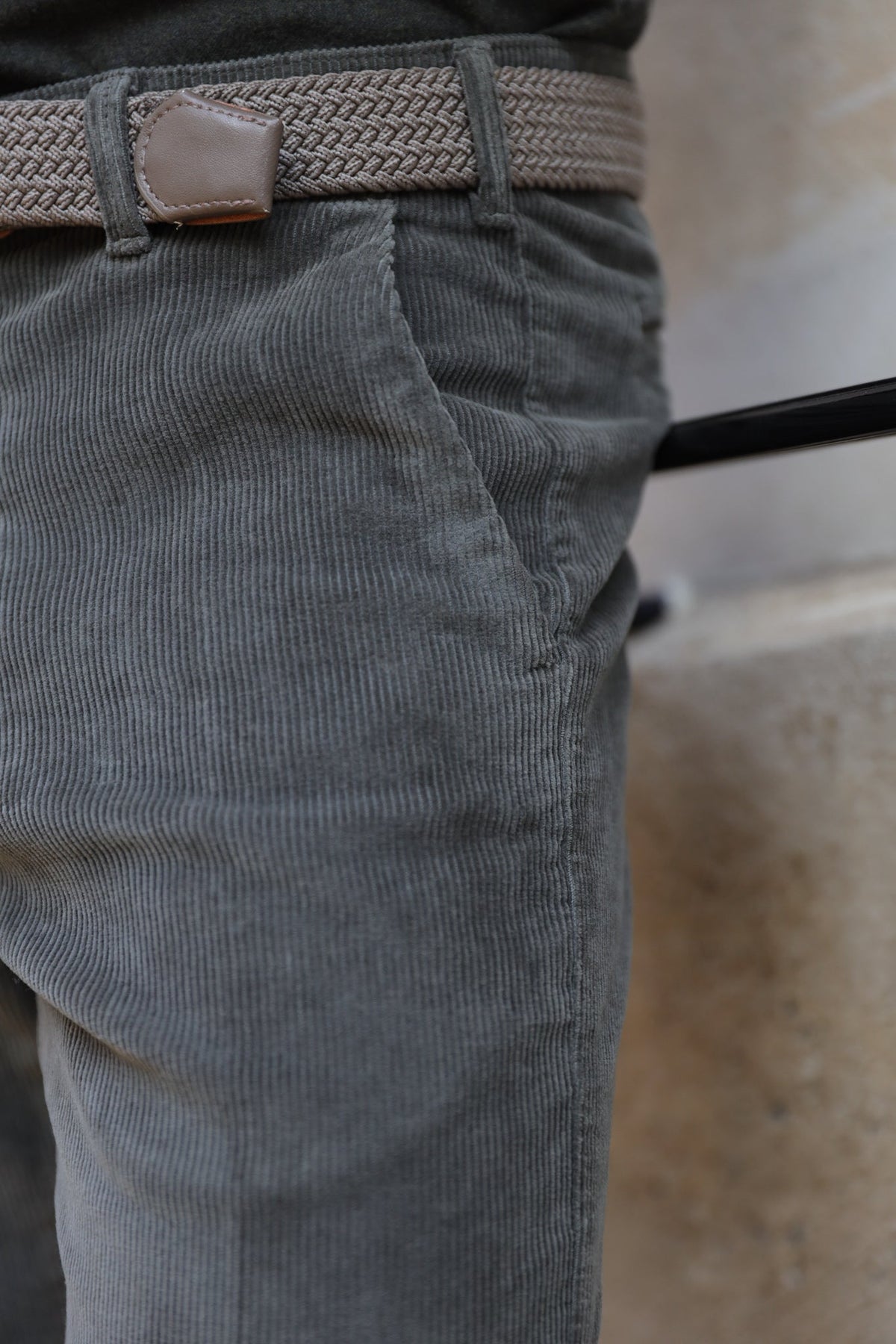 Seanvfit Corduroy Pants - Khaki