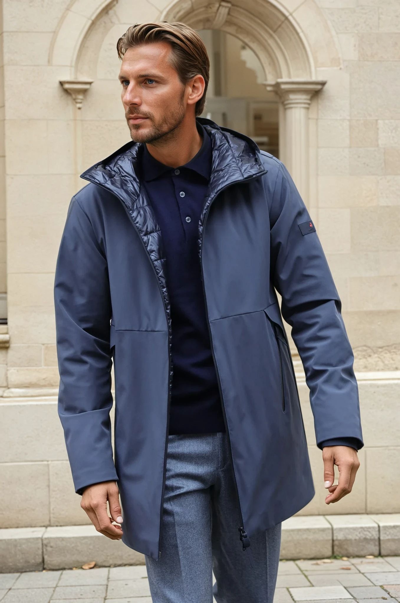 Parka Metide Peuterey - Gris Anthracite-MANTEAU HOMME-Curling-Paris