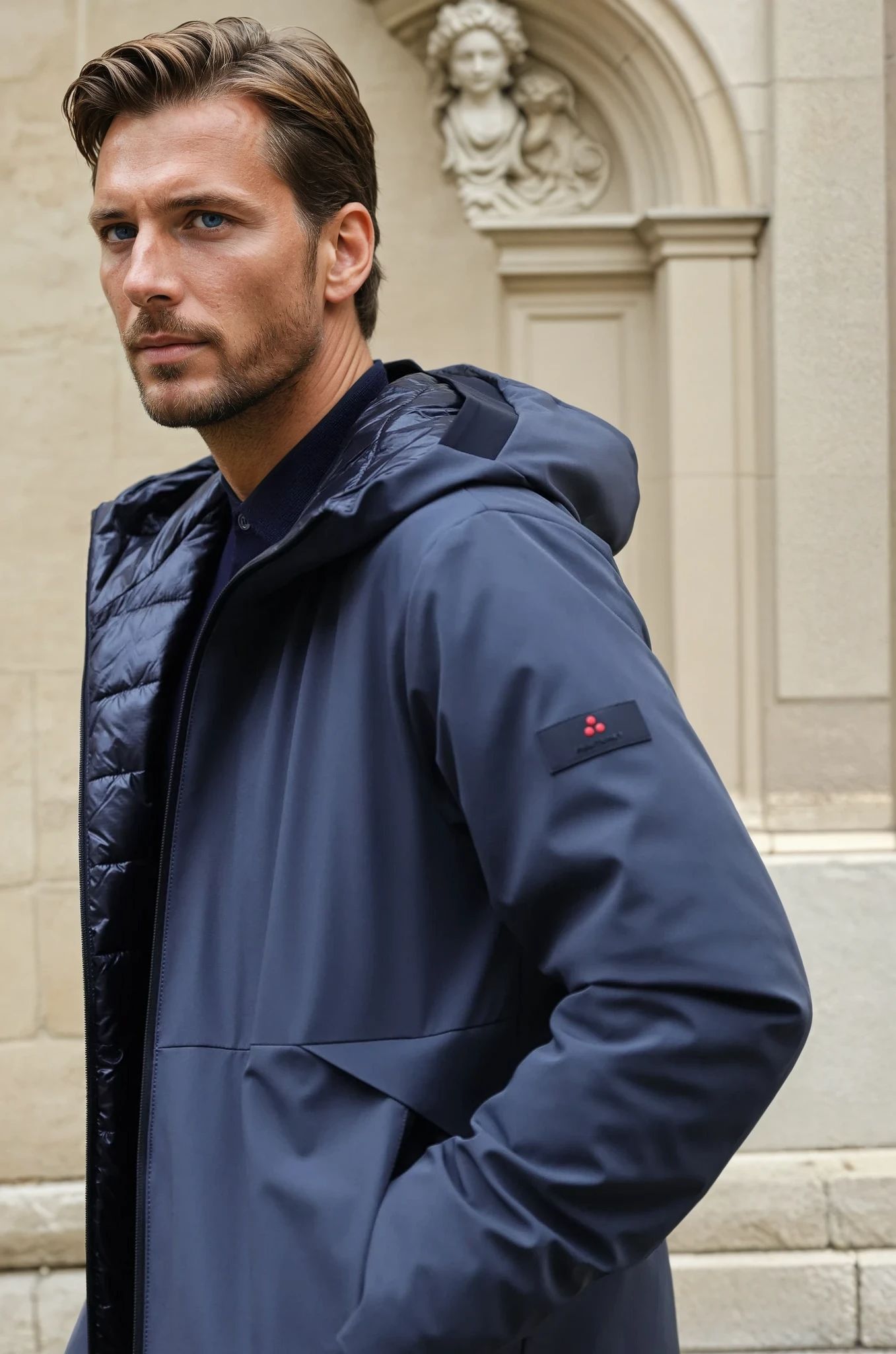 Parka Metide Peuterey - Gris Anthracite-MANTEAU HOMME-Curling-Paris