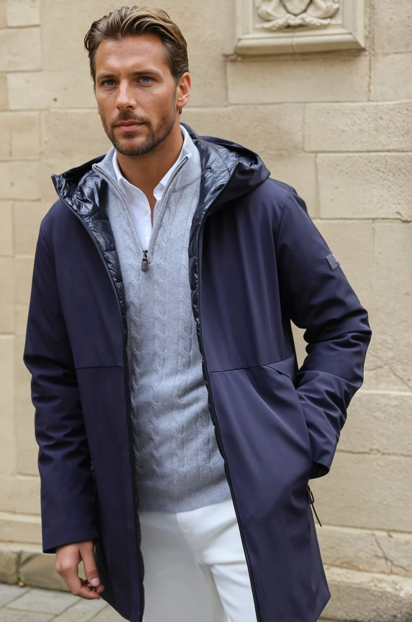 Parka Metide Peuterey - Marine-MANTEAU HOMME-Curling-Paris