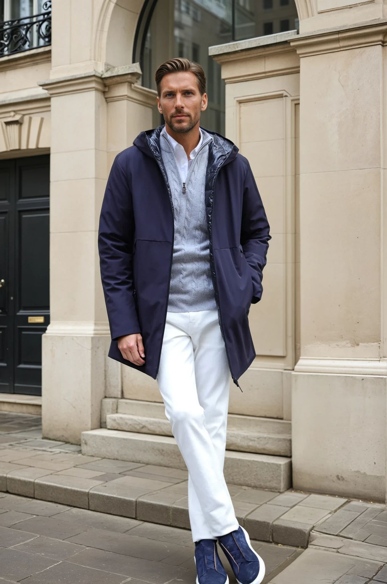 Parka Metide Peuterey - Marine-MANTEAU HOMME-Curling-Paris