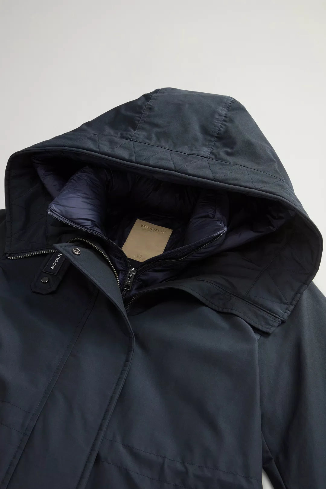 Parka Woolrich Authentic 3-en-1 en Ramar avec veste matelassée amovible - Dark Navy-MANTEAU FEMME-Curling-Paris