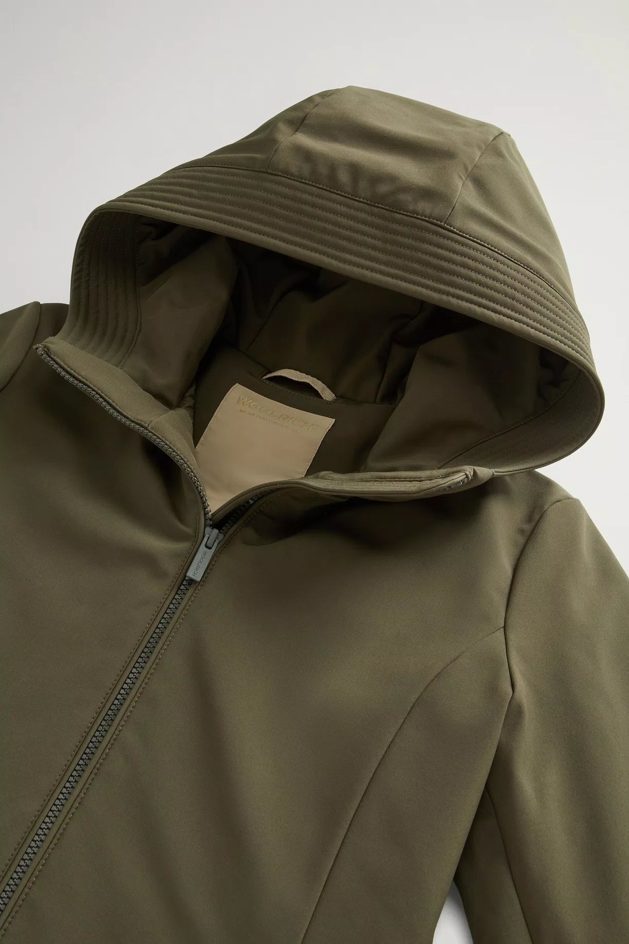 Parka Woolrich Firth en Softshell - Dark Green-MANTEAU FEMME-Curling-Paris