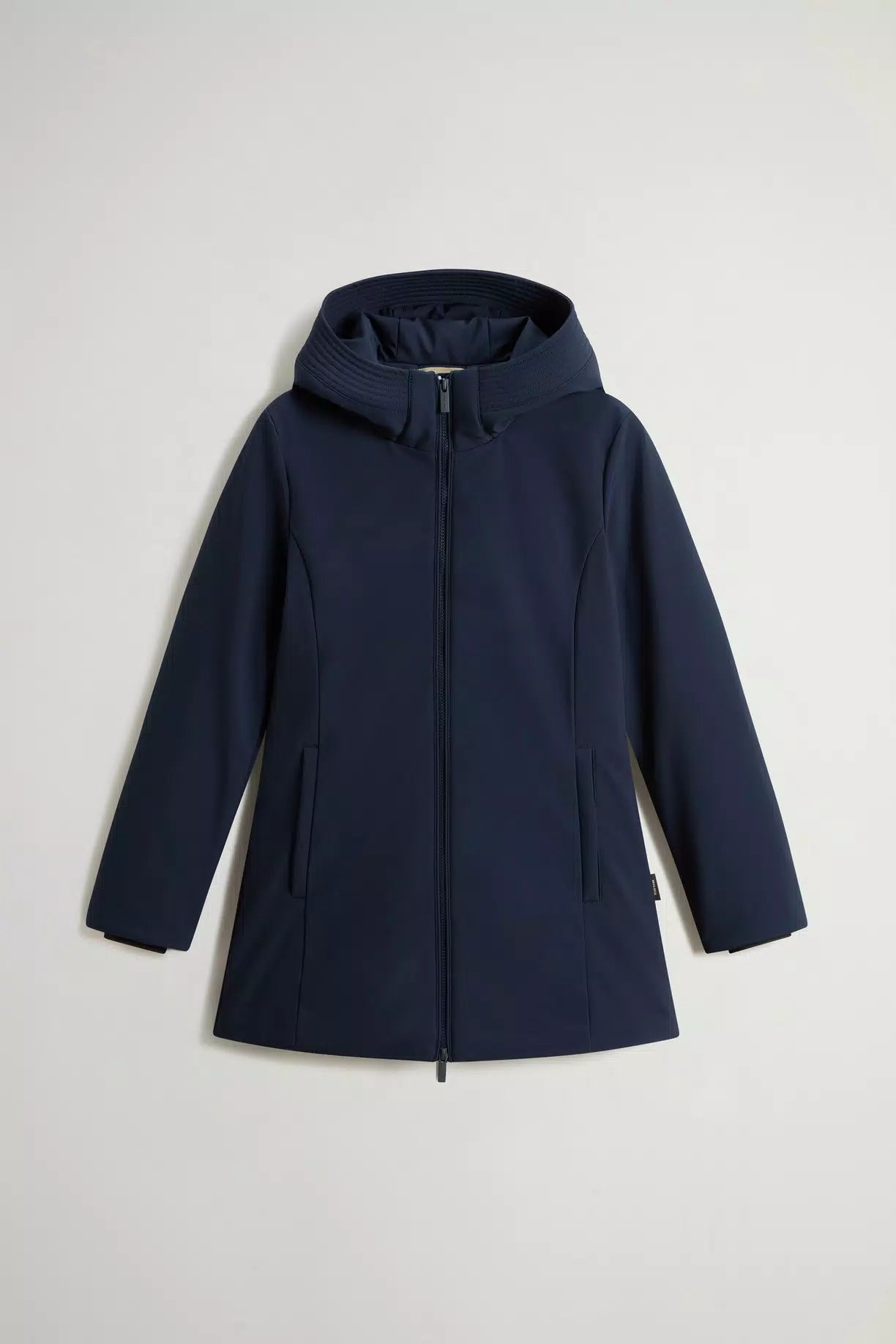 Parka Woolrich Firth en Softshell - Melton Blue-MANTEAU FEMME-Curling-Paris