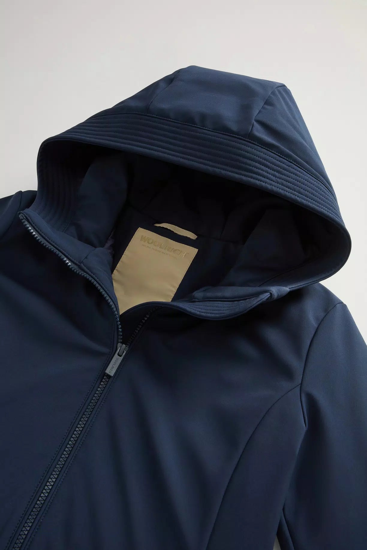 Parka Woolrich Firth en Softshell - Melton Blue-MANTEAU FEMME-Curling-Paris