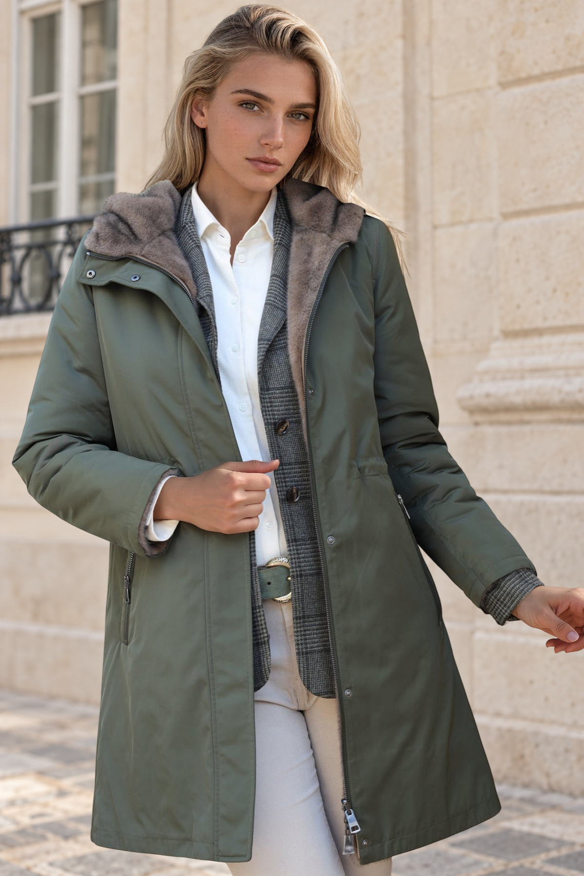 CAMILLE REVERSIBLE PARKA