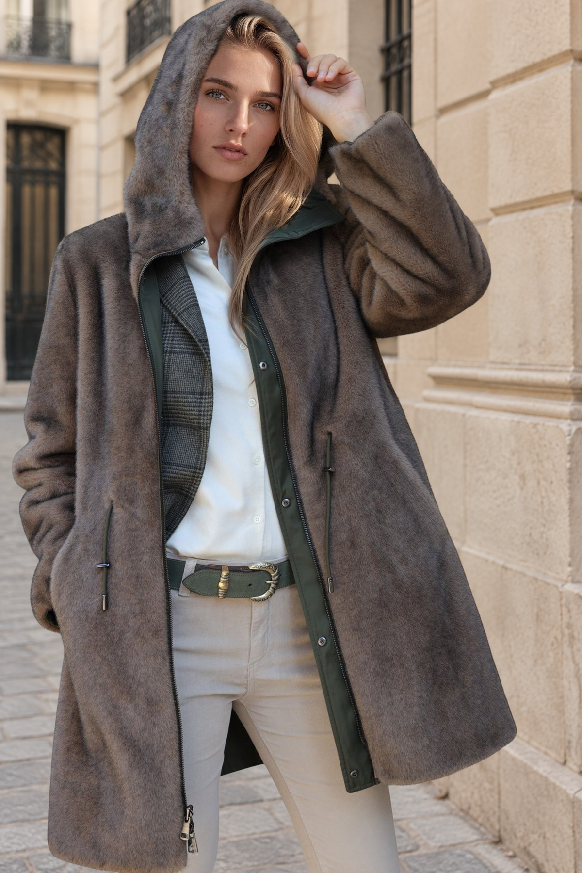 CAMILLE REVERSIBLE PARKA