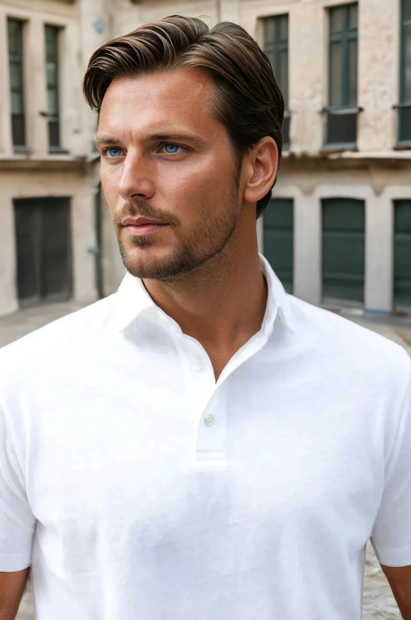 Polo Jack en coton & lin - Blanc-POLO HOMME-Curling-Paris