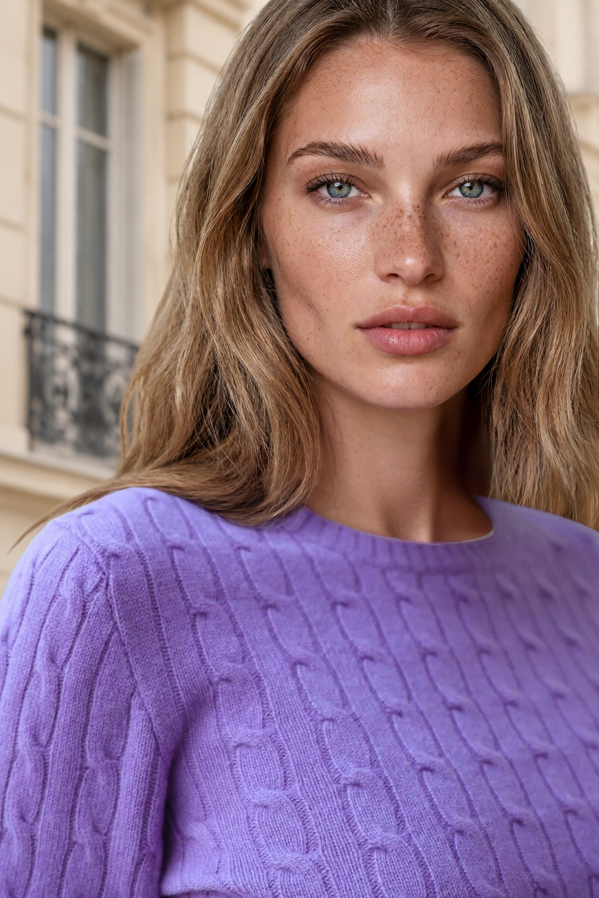 Pull Albie en laine mérinos et cachemire - Parme-PULL FEMME-Curling-Paris