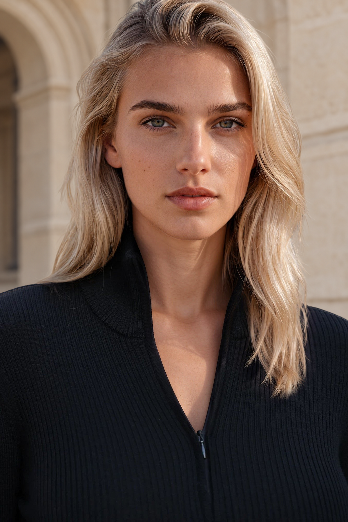 Pull Ivy 100% laine mérinos - Noir-PULL FEMME-Curling-Paris