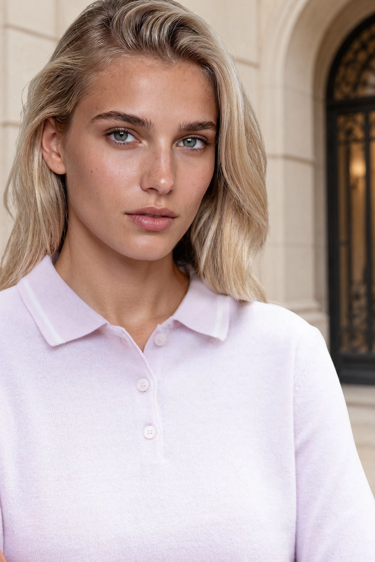 Pull Jade en laine & cachemire - Rose-PULL FEMME-Curling-Paris
