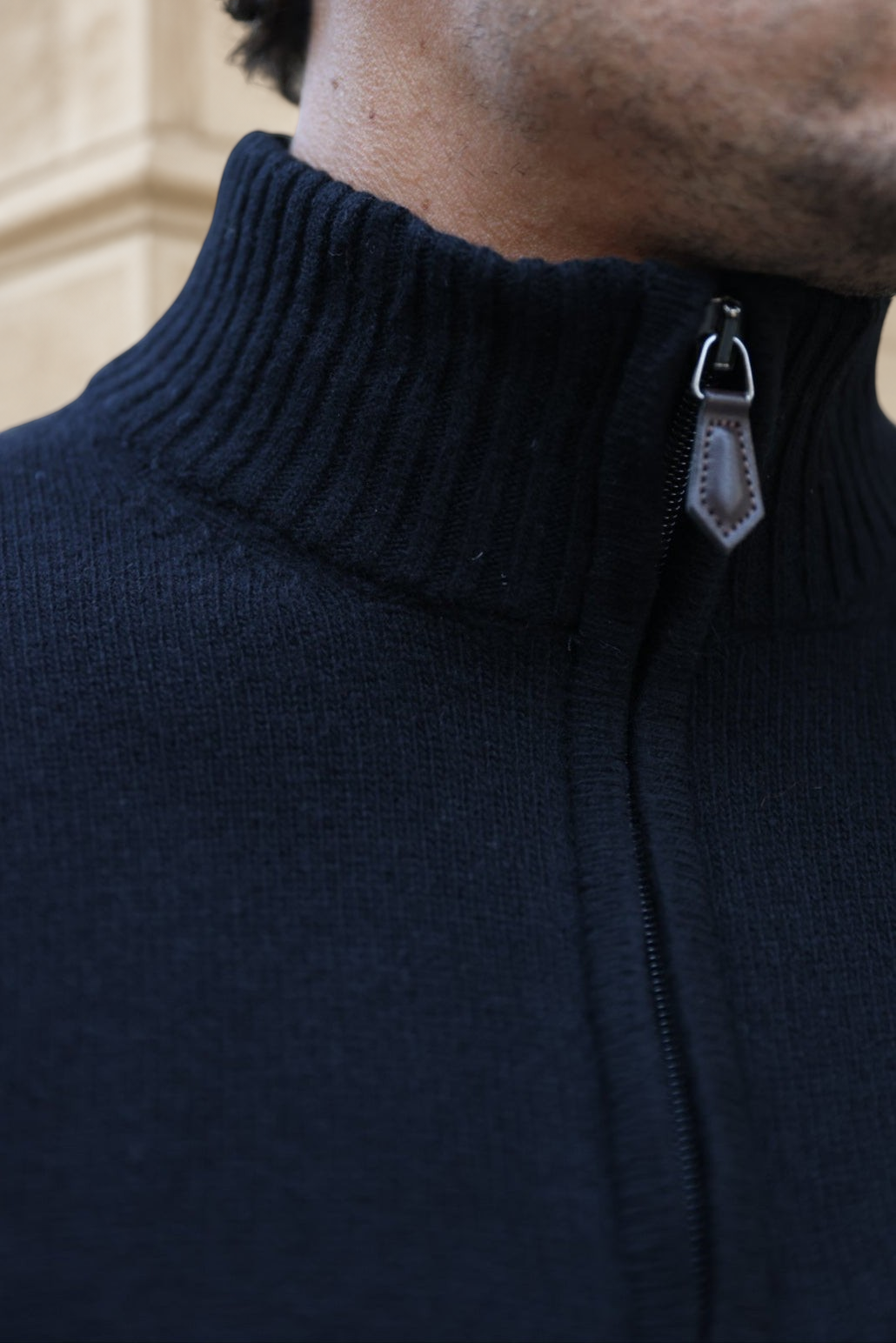 Pull Maxime en laine & cachemire - Noir-PULL HOMME-Curling-Paris