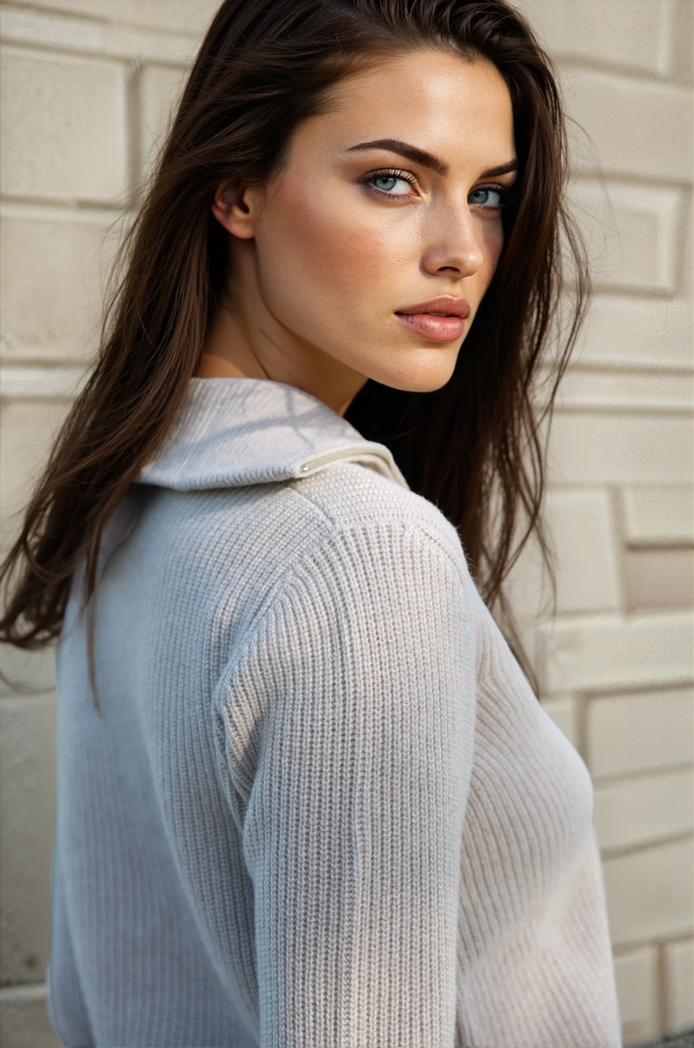 Pull Roma en laine mérinos et en cachemire - Beige-PULL FEMME-Curling-Paris